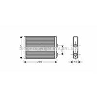 fiat Kachelradiateur, interieurverwarming