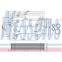 NISSENS Ölkühler 90684 Ölkühler, Motoröl VW,TRANSPORTER V Bus 7HB, 7HJ, 7EB, 7EJ, 7EF,TOUAREG 7LA, 7L6, 7L7,MULTIVAN V 7HM, 7HN, 7HF, 7EF, 7EM, 7EN