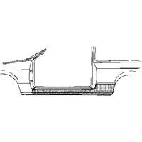 opel PLAATWERKDEEL Dorpel RECHTS 2/3 P 3734102