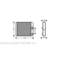 mitsubishi Kachelradiateur, interieurverwarming