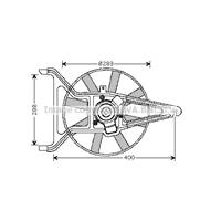 peugeot Koelventilatorwiel