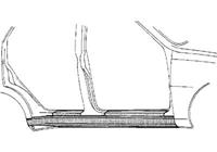 renault PLAATWERKDEEL Dorpel R