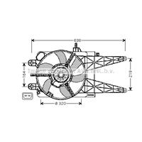 fiat Koelventilatorwiel