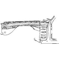 mercedes-benz Plaatwerkdeel Edes 123 76-.bev.voor Schr 3010319