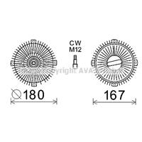 mercedes-benz Koppeling, radiateurventilator