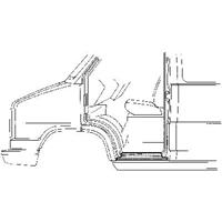 citroen Plaatwerkdeel Duc/peug.j5/citrechts C25 82-