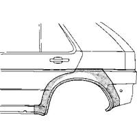 Volkswagen PLAATWERKDEEL WIELSCHERMR ACHTER 4-deurs