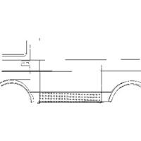 Volkswagen Plaatwerkdeel T Transp 75- Zijplaat Ond