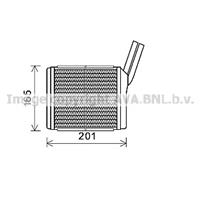 opel Kachelradiateur, interieurverwarming