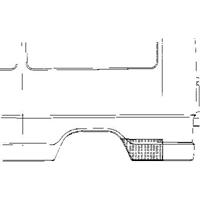 mercedes-benz Plaatwerkdeel Edes L207d 77-.paneelplaa