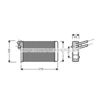 Audi Kachelradiateur, interieurverwarming