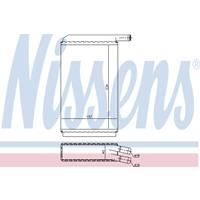 Wärmetauscher, Innenraumheizung | NISSENS (73940)