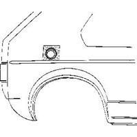 Volkswagen Plaatwerkdeel /jet/sci 74-84 Benzindopp