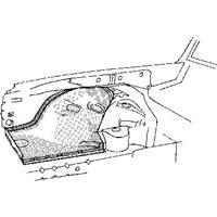 mercedes-benz Plaatwerkdeel C.w123 76-85.binnenscherm