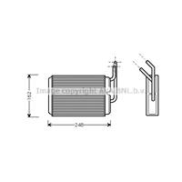 renault Kachelradiateur, interieurverwarming