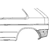 Volkswagen Plaatwerkdeel Golf19 83- Achschermplaat