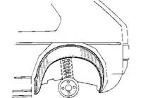 Volkswagen PLAATWERKDEEL 17 74-84 BNWIELBAK A 2+4-deurs 5810346