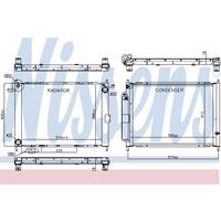 NISSENS Kühlerpaket RENAULT 637625 8200134606,8200149953,8200289181 Kühlmodul 8200289184,8200289194,8200552787,8200688382,8200688390,8660005659