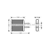 daewoo Kachelradiateur, interieurverwarming