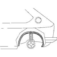 opel PLAATWERKDEEL Binnenwielrand R 3742348