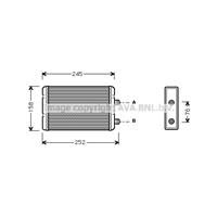 lancia Kachelradiateur, interieurverwarming