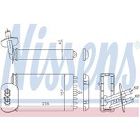 Wärmetauscher, Innenraumheizung Nissens 73977