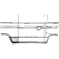 Volkswagen Plaatwerkdeel Rans/prit 80- Paneelplaat