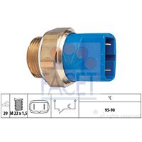 Temperatuurschakelaar, radiateurventilator FACET, u.a. für Audi, VW