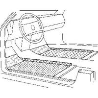 mercedes-benz PLAATWERKDEEL Vloerplaat VOOR L