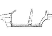 opel PLAATWERKDEEL Dorpel LINKS 4/5 P