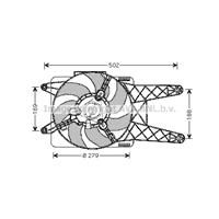 fiat Koelventilatorwiel