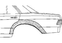 mercedes-benz Plaatwerkdeel Edes 123 76-.wlschrmrechts Alinks