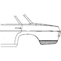 mercedes-benz Oversizedeel 114/5 68-75 Arschermplaat 300333