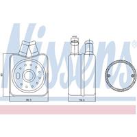 Ölkühler, Motoröl | NISSENS (90608)