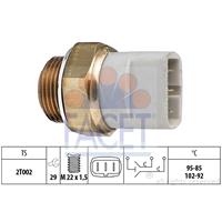 Temperatuurschakelaar, radiateurventilator FACET, u.a. für VW, Seat, Audi, Skoda