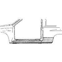 opel PLAATWERKDEEL Dorpel R 2-deurs