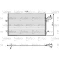 Condensor, airconditioning Valeo, u.a. für Volvo