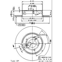 Bremsscheibe 'BREMBO MAX LINE' | BREMBO (08.7211.76)