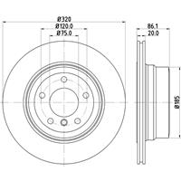 hellapagid Bremsscheibe 'PRO' | HELLA PAGID (8DD 355 119-201)