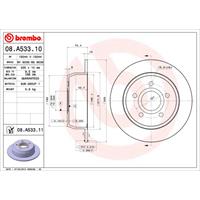2 Remschijven Brembo Vernis Uv 08.a533.11