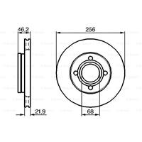 Bremsscheibe | BOSCH (0 986 478 018)
