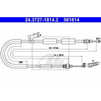 Kabel, Parkeerrem ATE 24.3727-1814.2