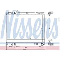 Kühler, Motorkühlung | NISSENS (66777)