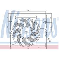 bmw Ventilator, condensator airconditioning