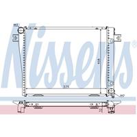Radiateur NISSENS, u.a. für BMW