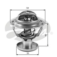 Thermostat, Kühlmittel Gates TH32387G1