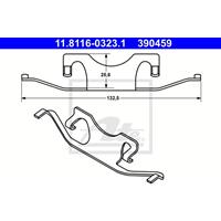 Feder, Bremssattel | ATE (11.8116-0323.1)