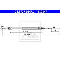 citroen Handremkabel 24372708472