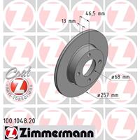 Bremsscheibe Vorderachse Zimmermann 100.1048.20