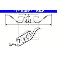 Feder, Bremssattel | ATE (11.8116-0296.1)